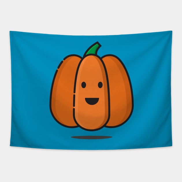 Halloween Pumpkin Tapestry by Lionti_design