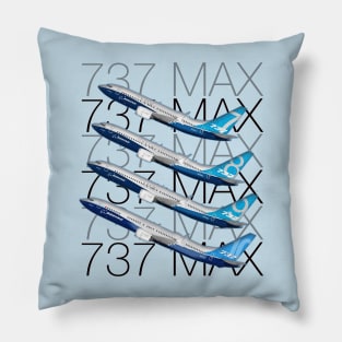 737 MAX Family Pillow