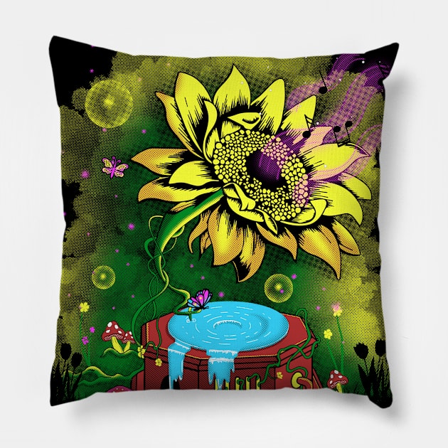 Nature's Sympohny Pillow by constantine2454