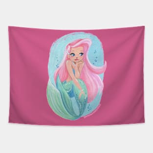 Cotton Candy Mermaid Tapestry