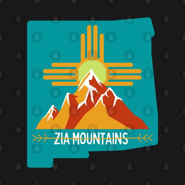 Zia Mountains New Mexico by High Altitude