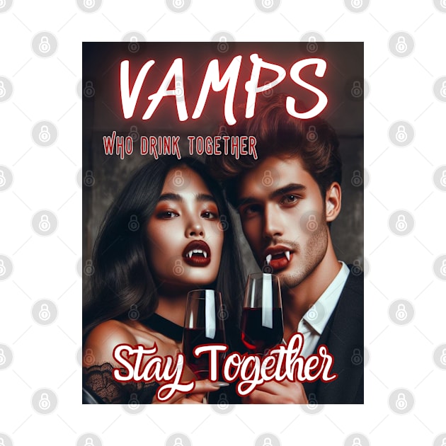 Vamps Who Drink Together, Stay Together v1 by GeekGirlsBazaar