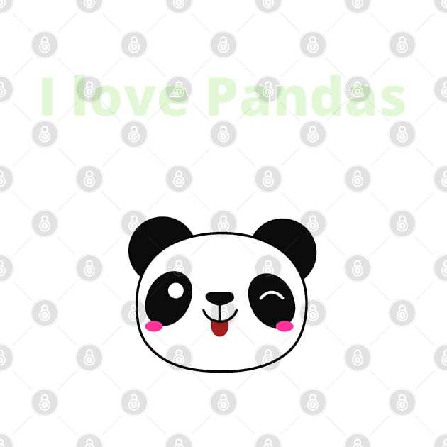 I love Pandas - Panda by PsyCave