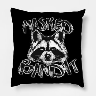 The Masked Bandit Pillow