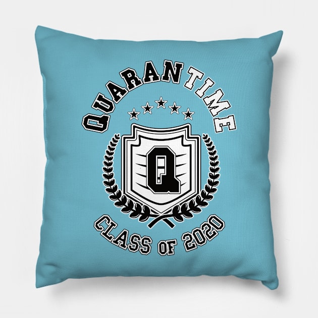 QuaranTime Class of 2020 Pillow by dkdesigns27