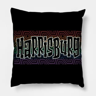 LGBTQ PATTERN USA HARRISBURG Pillow