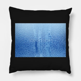 water on window glass Pillow