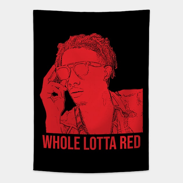 Rapper Playboi Carti New Album Whole Lotta Red Graphic Logo Tshirt