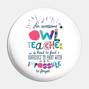 An Awesome Owl Teacher Gift Idea - Impossible to forget Pin