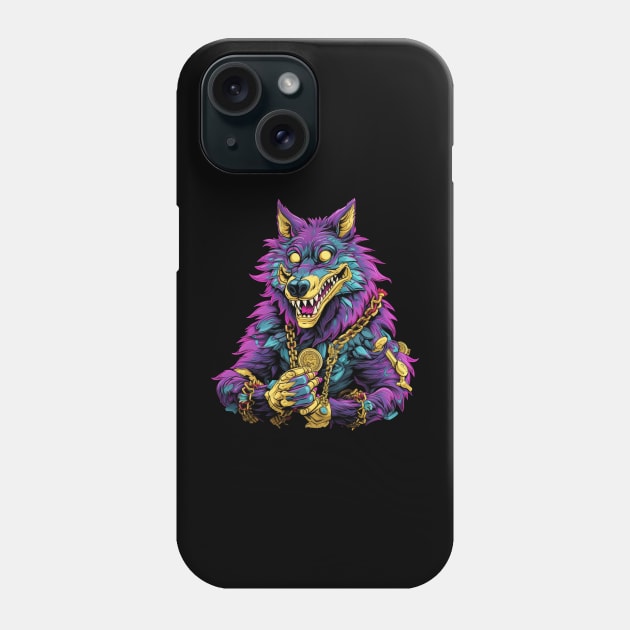 Rich Bad Wolf Phone Case by tatadonets