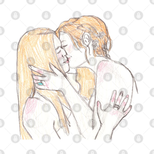 Avalance Wedding sketch by evthewitch