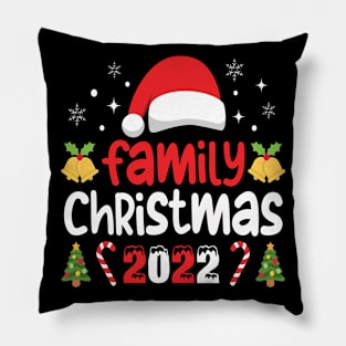 Family Christmas 2022 Matching Squad Pillow