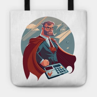 Caped Crusader: Accounting Superhero Tote