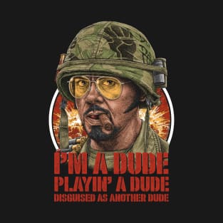 Tropic Thunder, Kirk Lazarus, Cult Classic T-Shirt