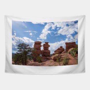 Garden of the Gods Siamese Twins Tapestry