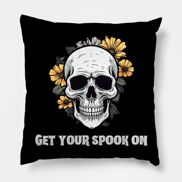 Get Your Spook On Pillow by RefinedApparelLTD