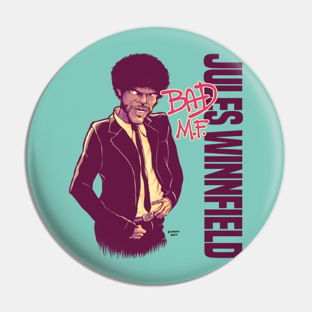 Jules Winnfield: Bad M.F. [alt. colors] Pin by DonovanAlex