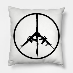 Peace Through Superior Firepower Pillow