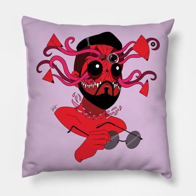 Sprouting Revelation Pillow by Munchbud Ink