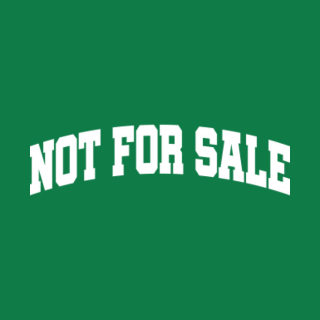 not for sale retro 1