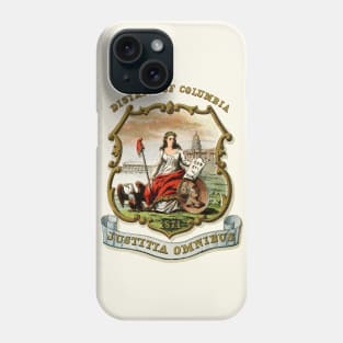 1876 District of Columbia Coat of Arms Phone Case