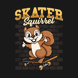 Skater Squirrel T-Shirt