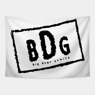 Big Dogs Gaming - B.D.G Logo Black/Tilt Tapestry