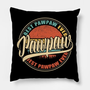 Best Pawpaw Ever Vintage Retro Funny Gifts Dad Papa Grandpa Pillow