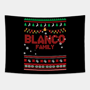 Blanco Family Christmas, Name Xmas , Merry Christmas, Name , Birthday, Middle name Tapestry