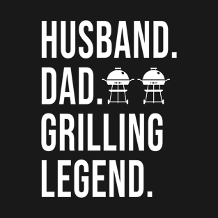 Husband Dad Grilling Legend T-Shirt