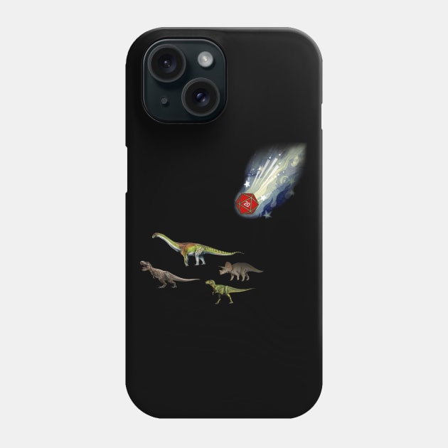 DND Final Dinosaur Phone Case by Bingeprints