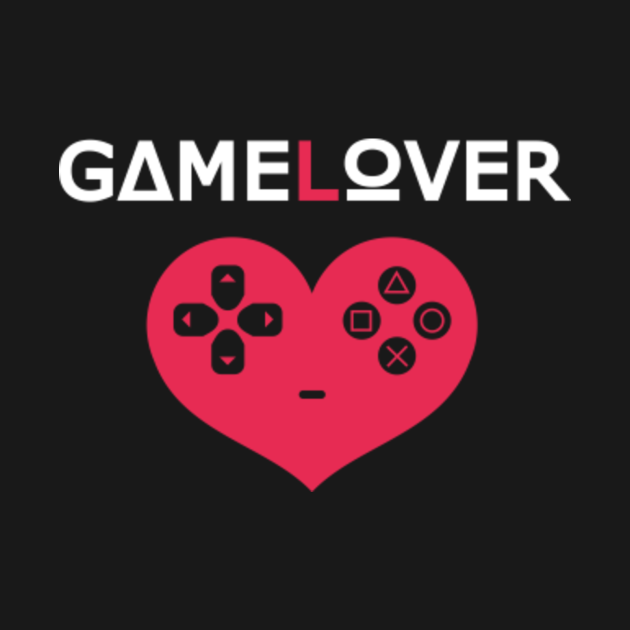 Video game lover, mens gamer heartbeat video games gaming boys Gamer