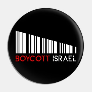 Boycott Israel - Support Muslims Of Gaza & Stand For Freedom Pin