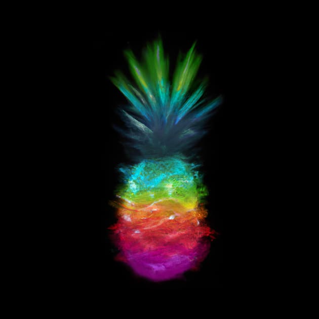 Rainbow Pineapple by maxcode