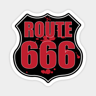 Route 666 Haunted Highway Magnet