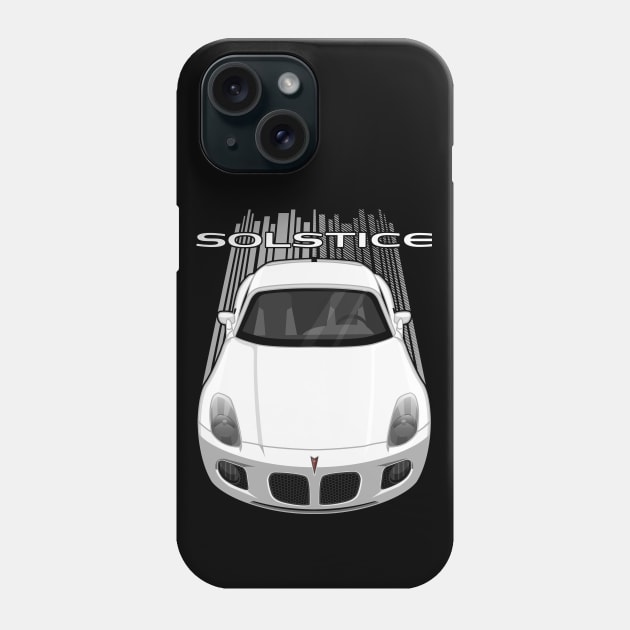 Pontiac Solstice GXP Coupe - White Phone Case by V8social