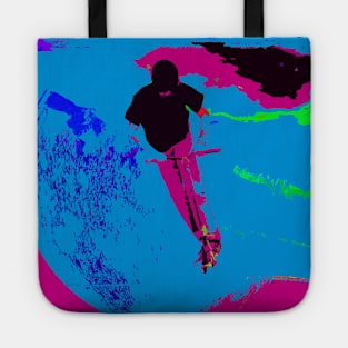 Riding the Galaxy - Stunt Scooter Rider Tote