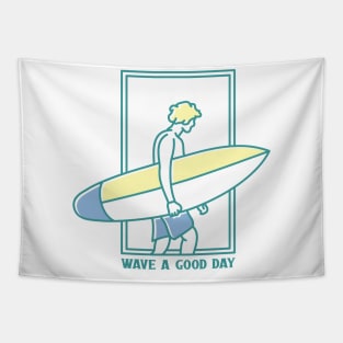 Wave a Good Day Tapestry