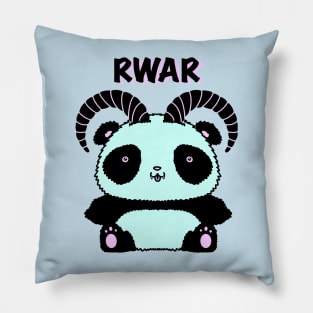 Panda Demon Rwar Pillow