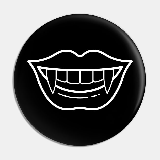 Mask Lips Simple and sweet vampire Pin by Ken Adams Store