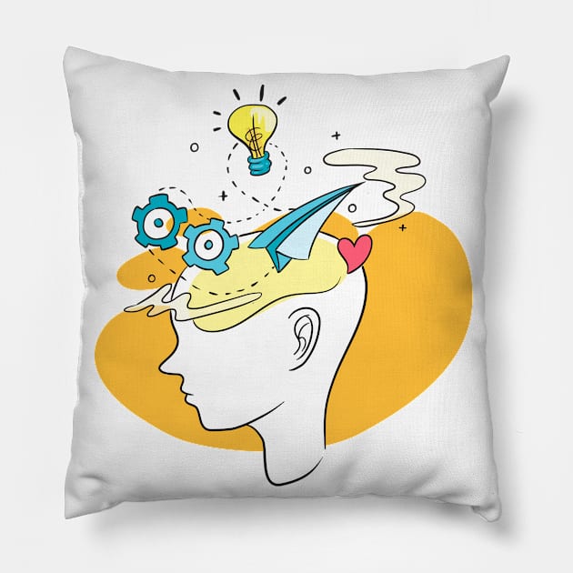 Thinking Pillow by Mako Design 