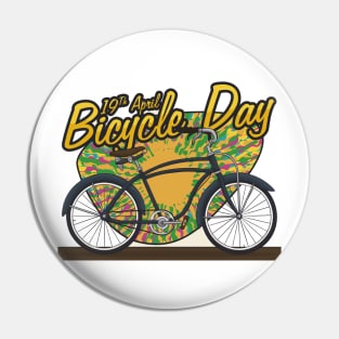 Bicycle Day Pin