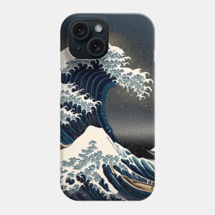 Great Waves Cloudy Phone Case