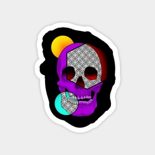 Geometric skull Magnet