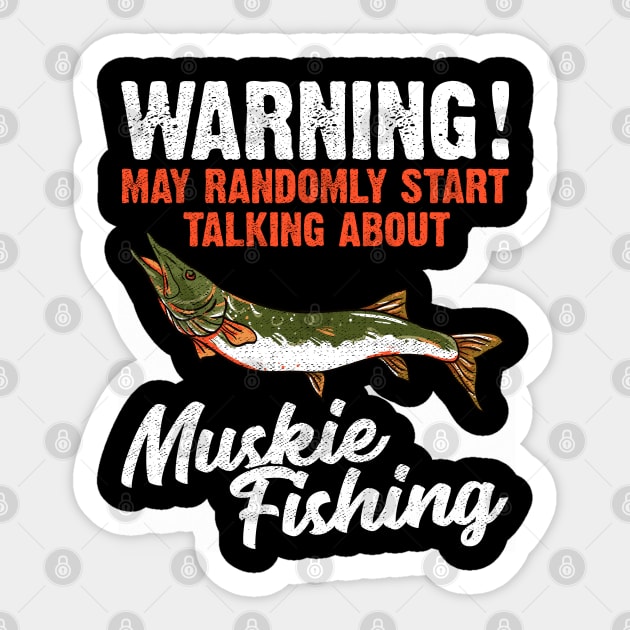 Fishing T-Shirt Fisherman Fish Warning May Start Talking About Mens Funny