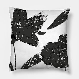 Wall Flowers BW2 -Full Size Image Pillow