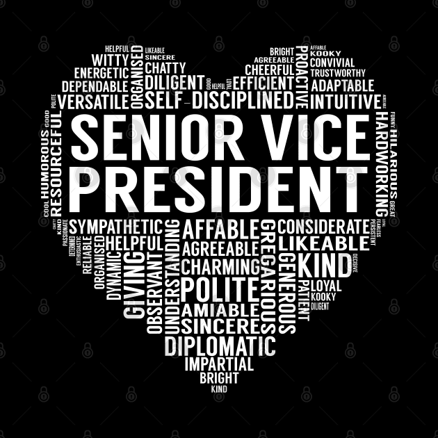 Senior Vice President Heart by LotusTee