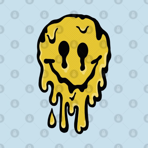 Acid Face Smiley Grime Melt by DankFutura