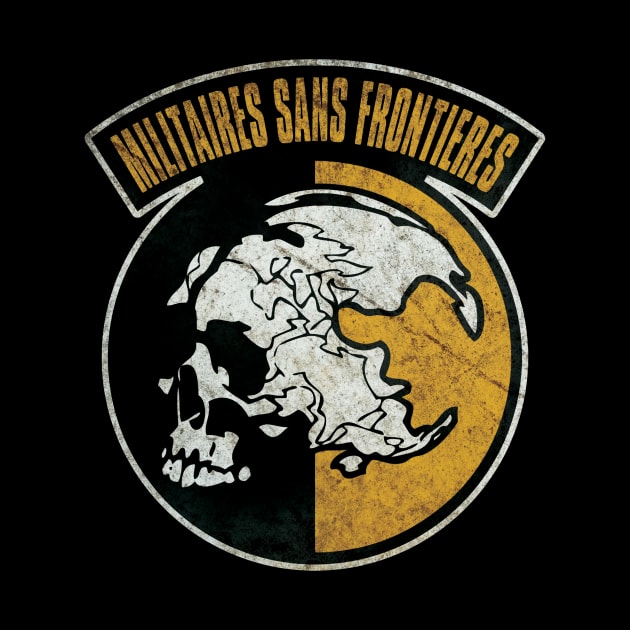 Militaires Sans Frontières (Distressed) - Metal Gear Solid by Taereus