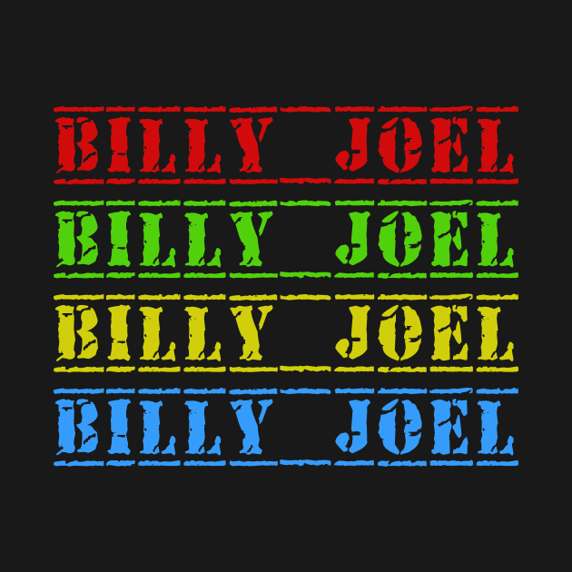 billy joel 4 circle vintage retro faded by arjunthemaniac